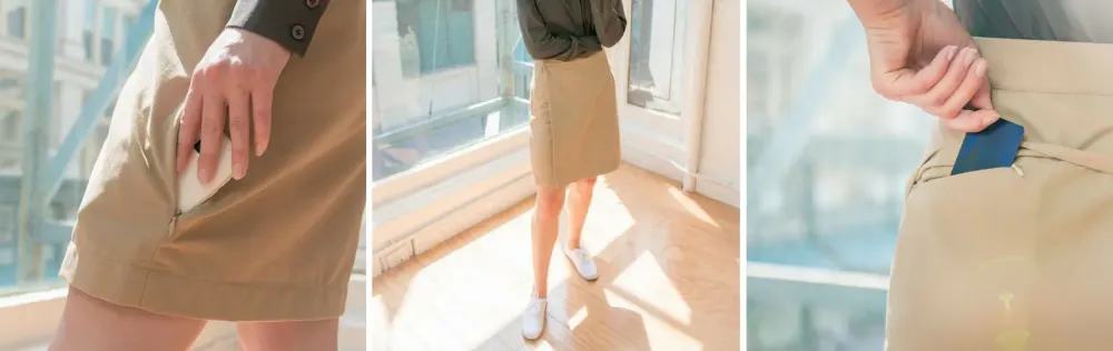 Clothing Arts Travel Wrap Skirt